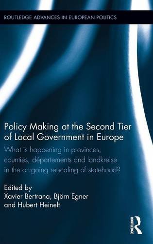 Policy Making At The Second Tier Of Local Government In Europe