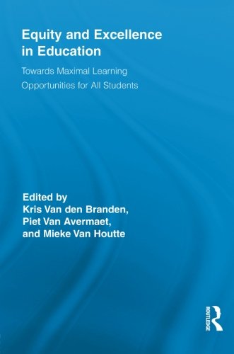 Equity and Excellence in Education