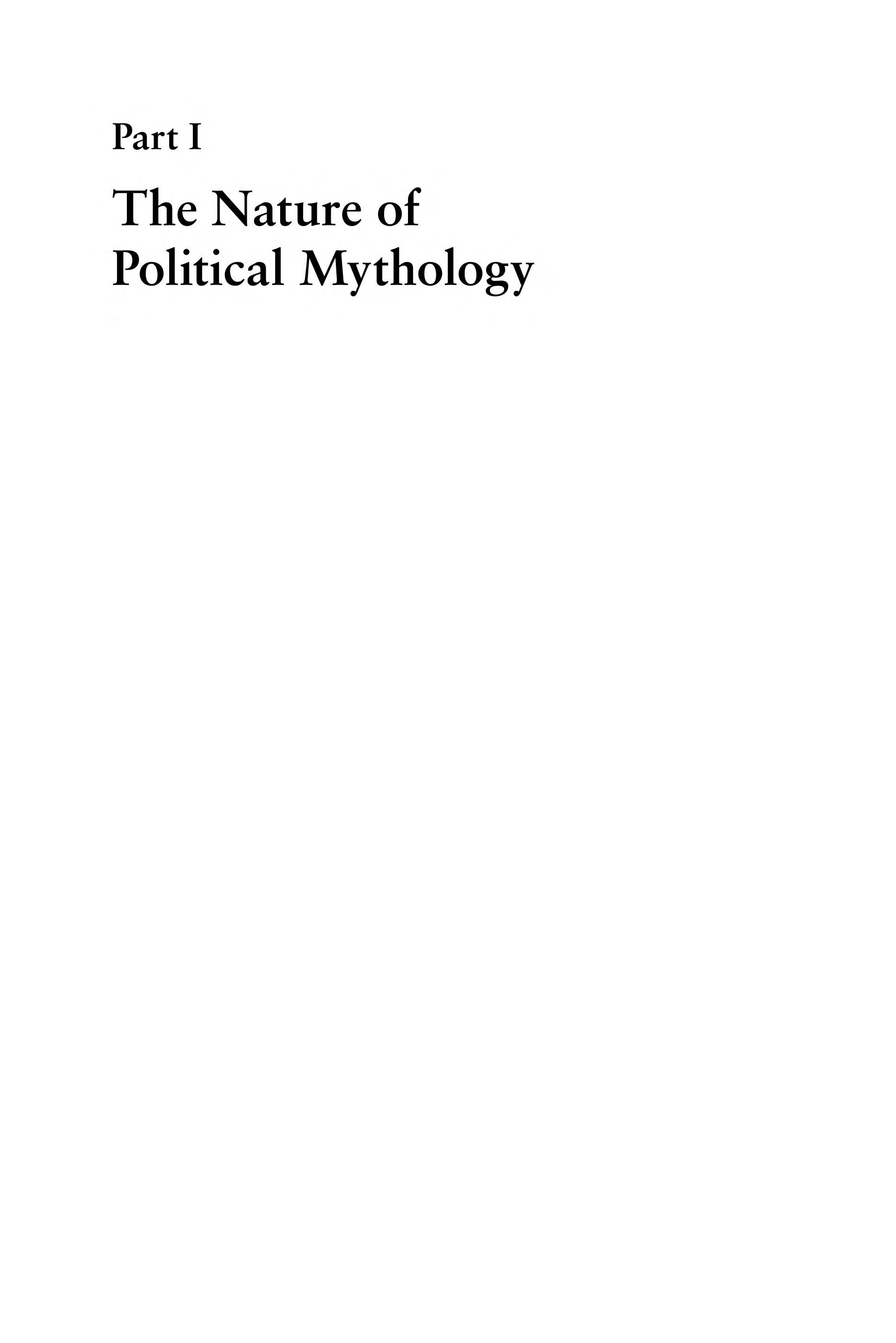 The Mythological State and Its Empire