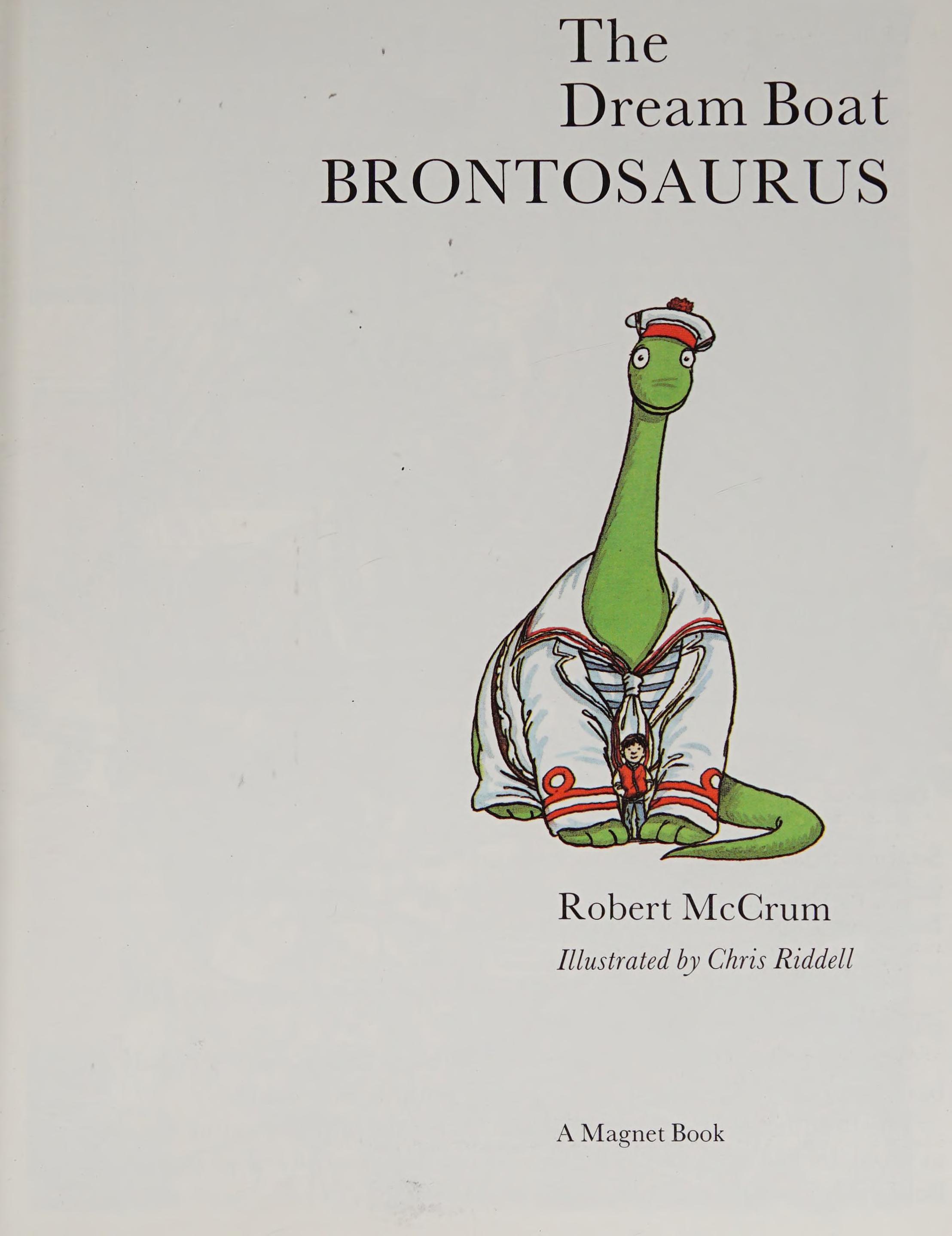 The Dream Boat Brontosaurus