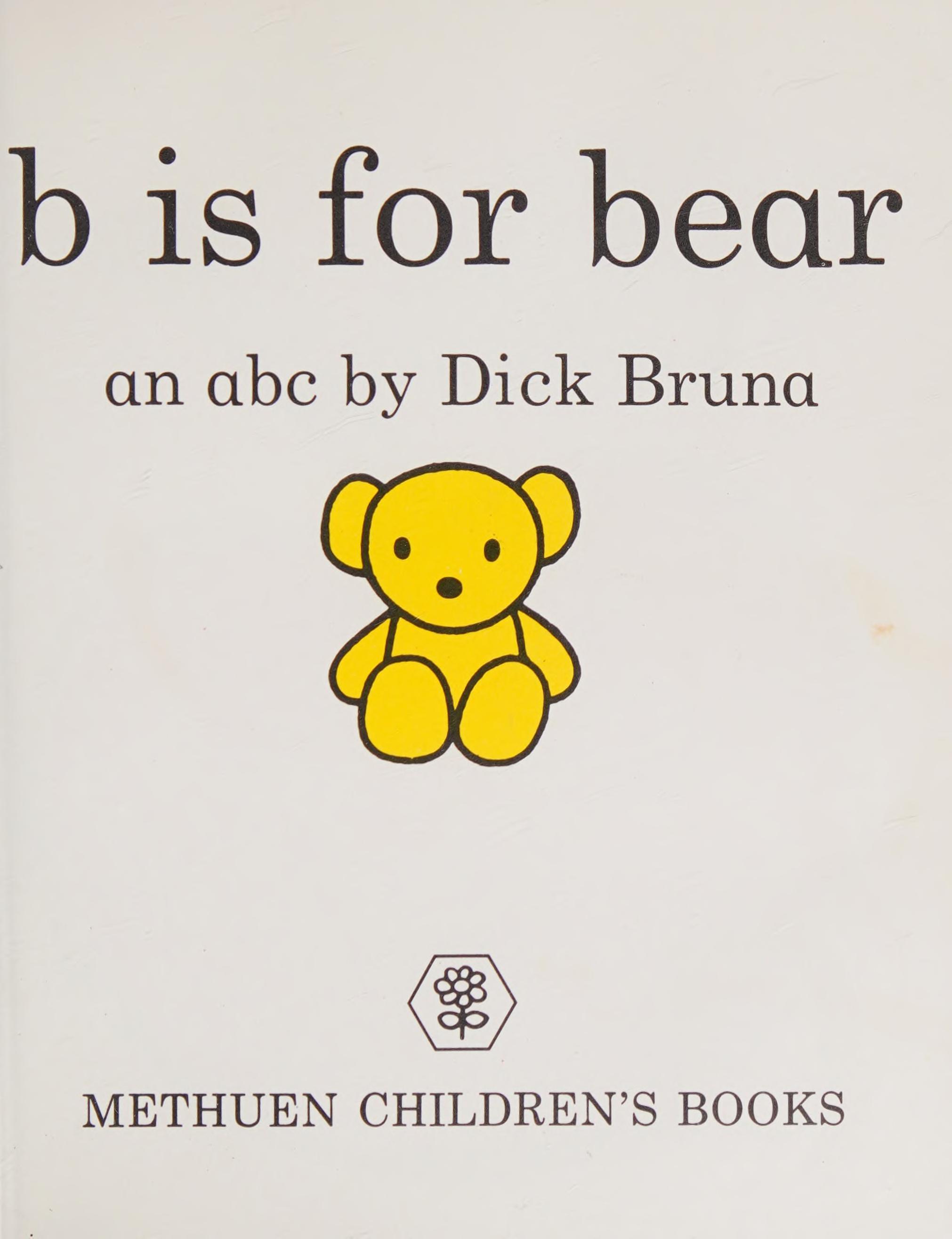 B Is for Bear