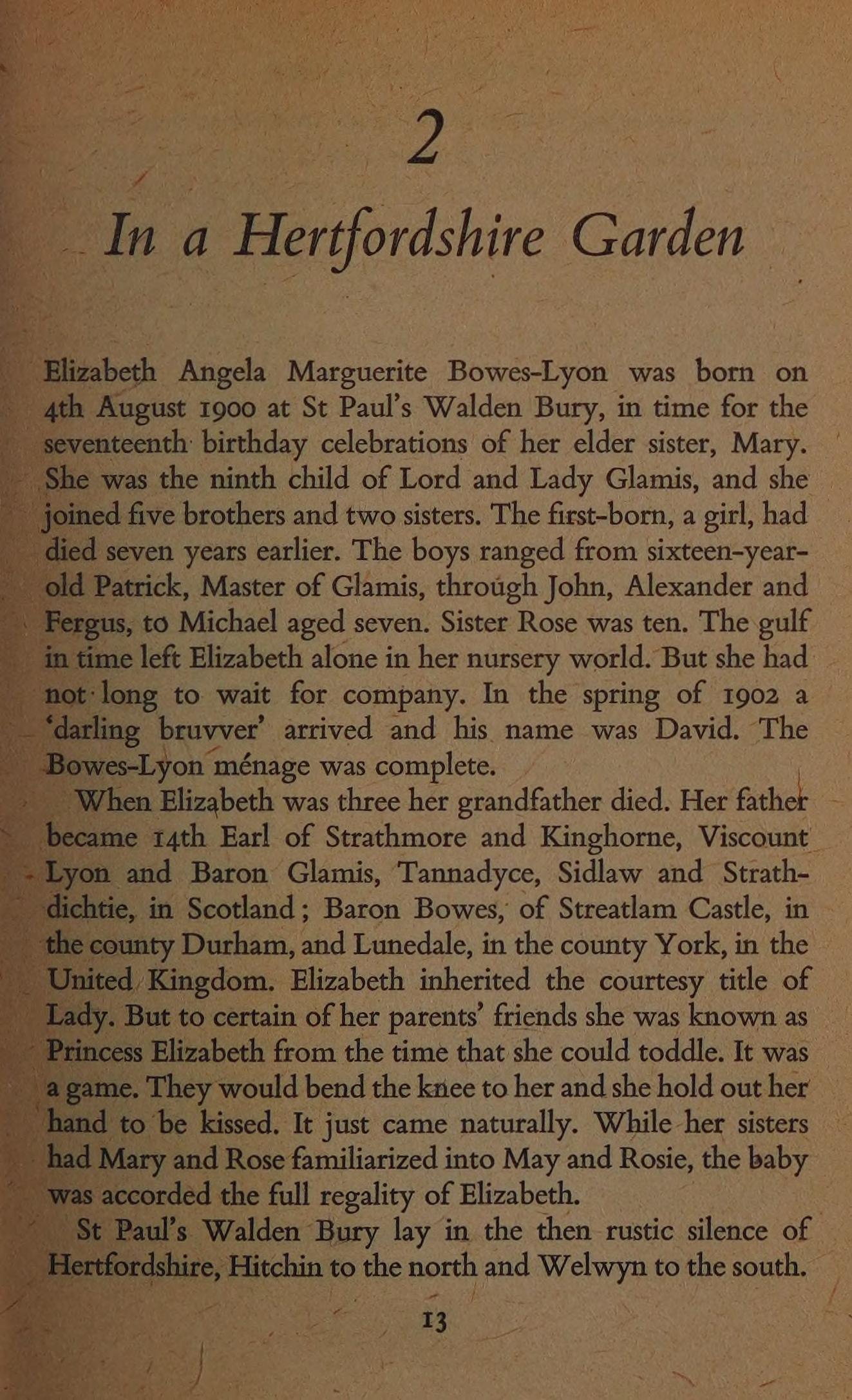 Elizabeth of Glamis
