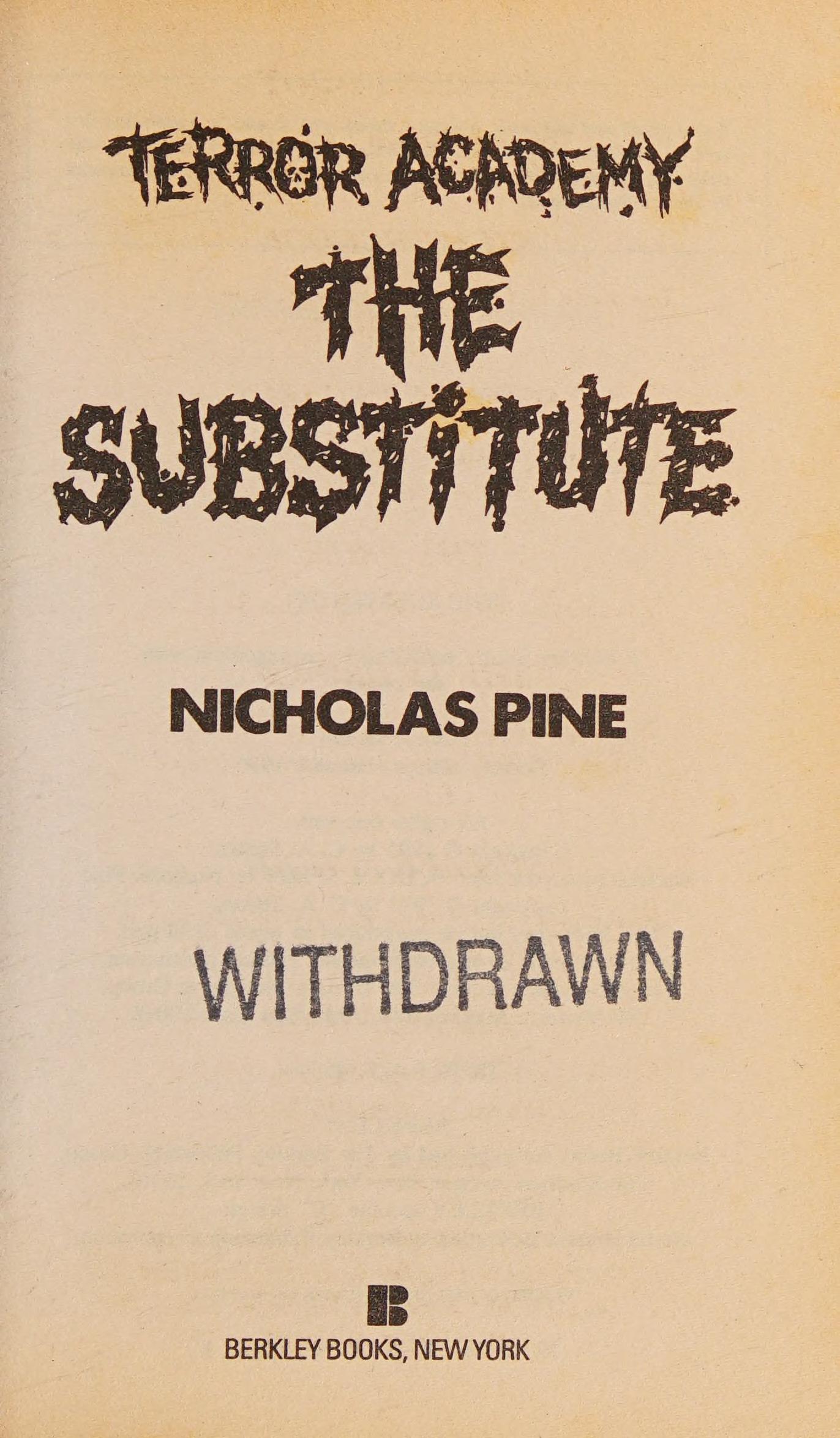 The Substitute