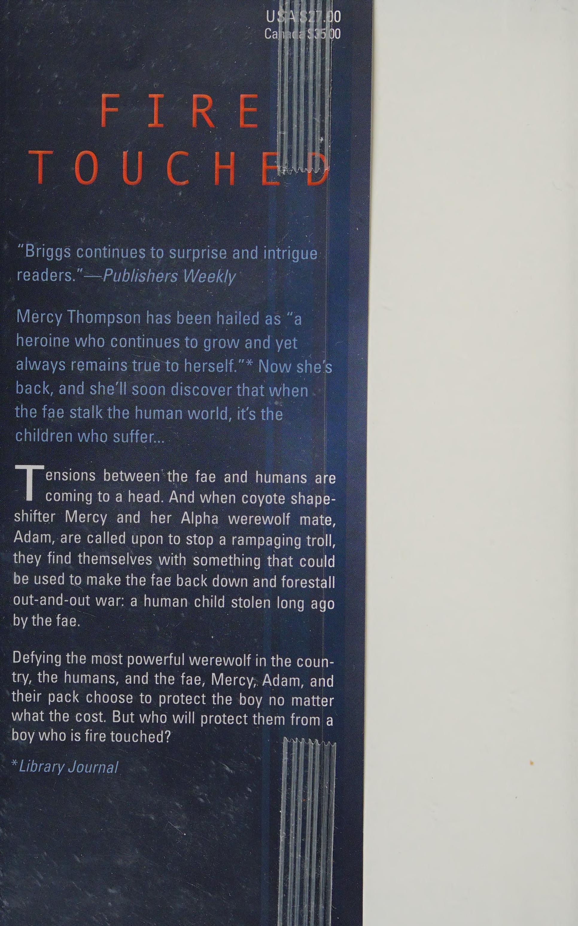 Fire Touched by Patricia Briggs, ISBN 9780425256763