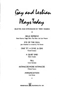 Gay and Lesbian Plays Today