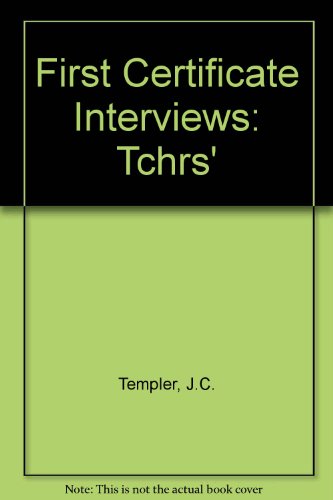 First Certificate Interviews