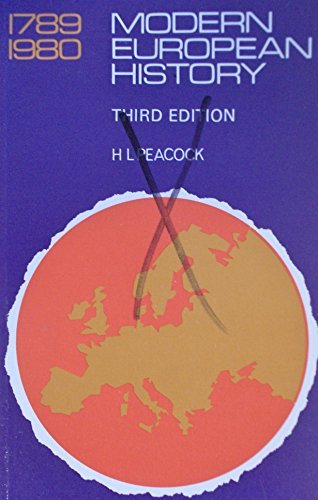 Modern European History, 1789-1980