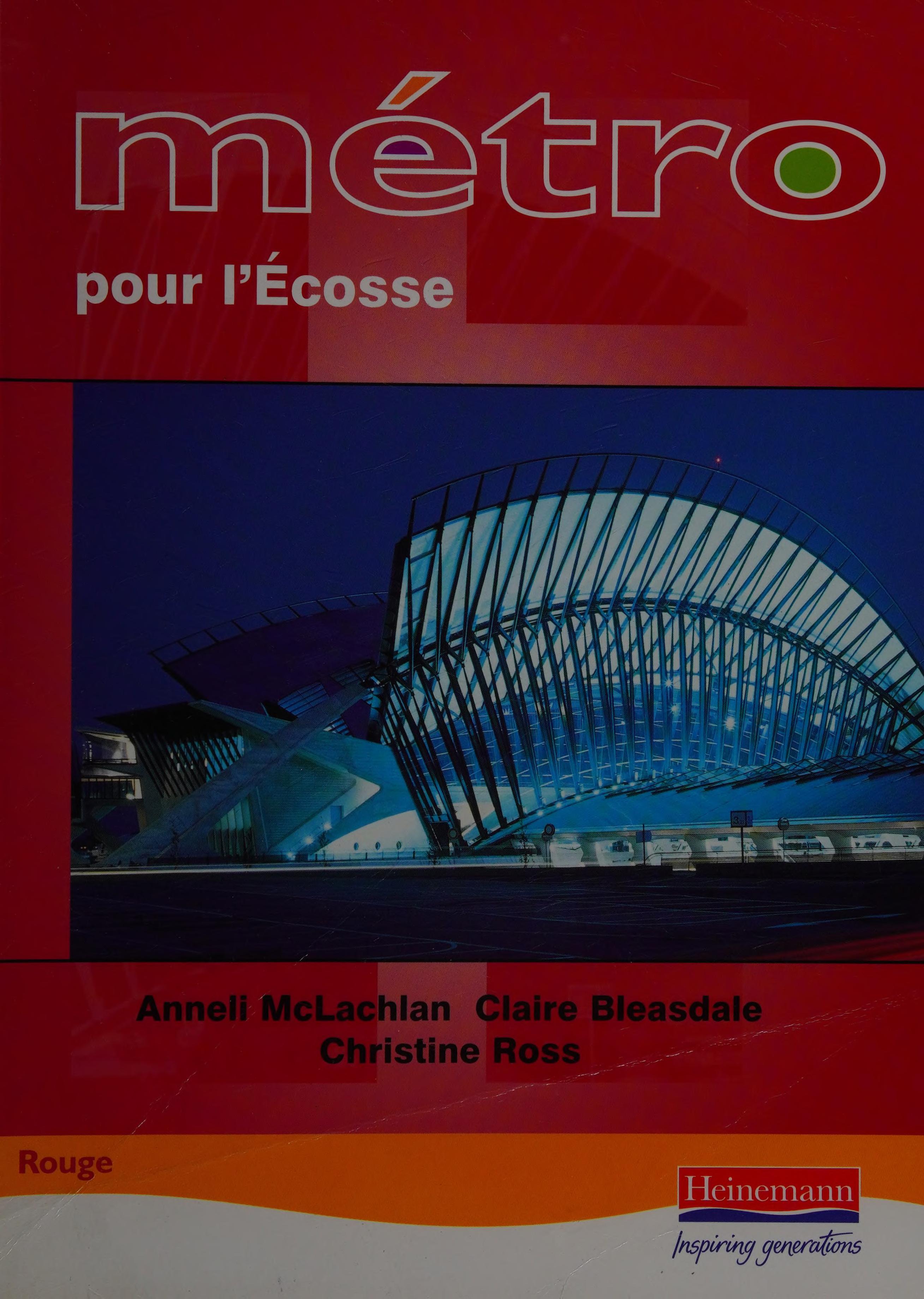 Metro Pour L Ecosse Rouge
