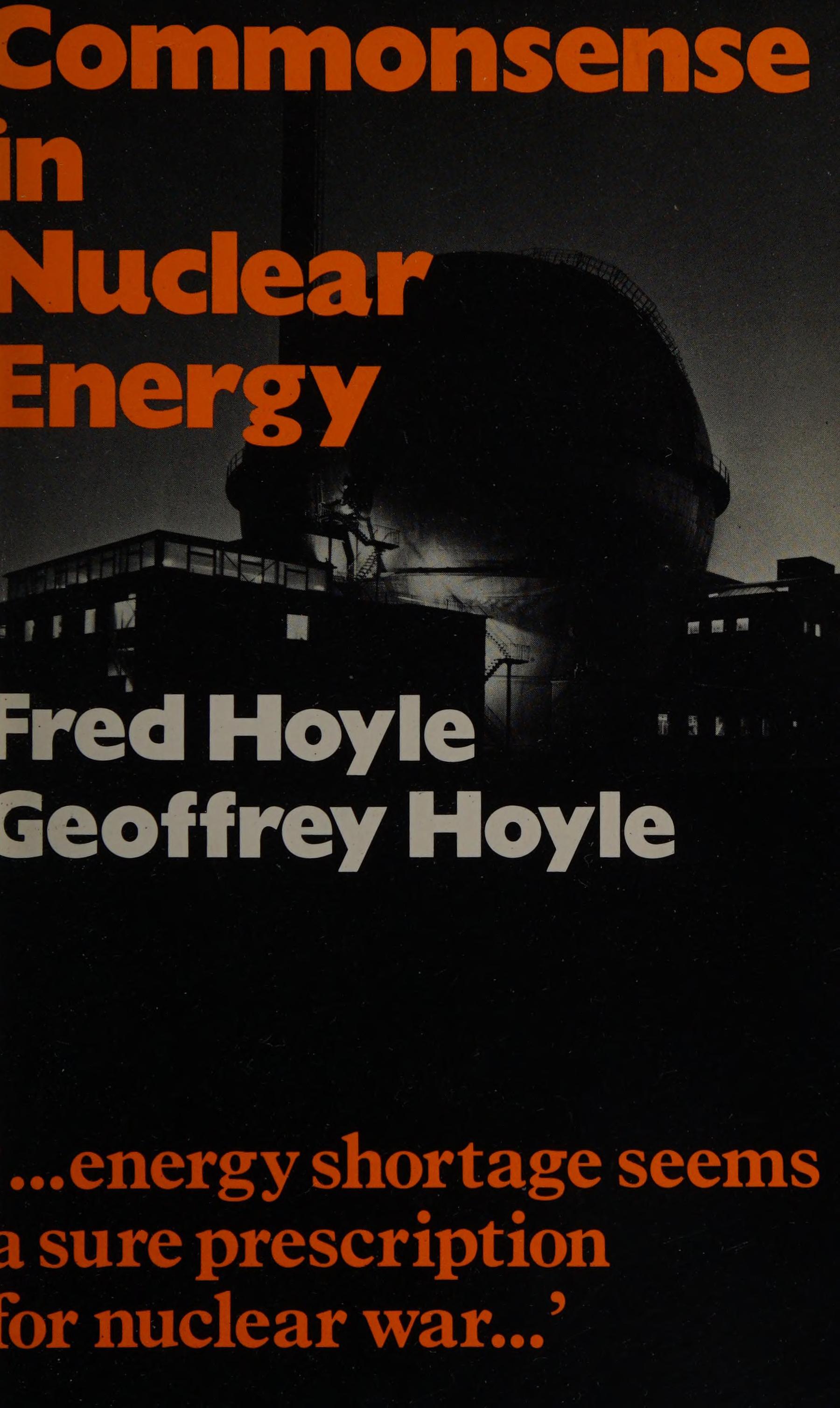 COMMON SENSE IN NUCLEAR ENERGY