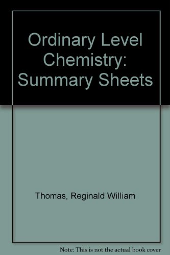 Ordinary Level Chemistry Summary Sheets