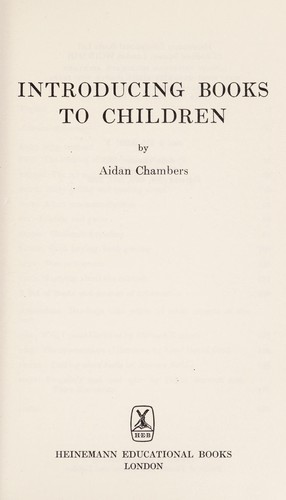 Introducing Books to Children