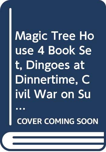 Magic Tree House 4 Book Set Dingoes at Dinnertime Civil War on Sunday Revolutionary War on Wednesday Twister on Tuesday