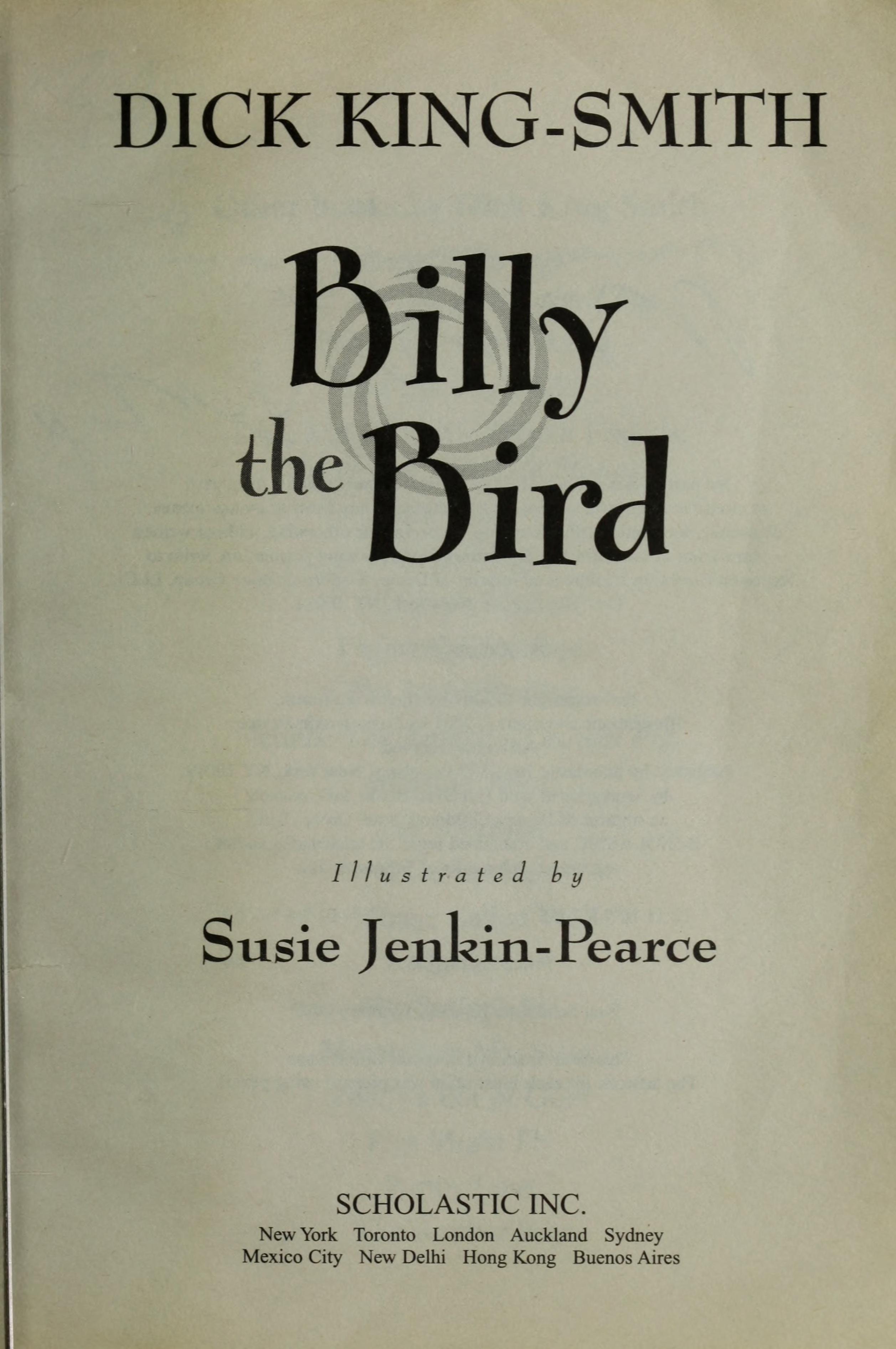 Billy the bird