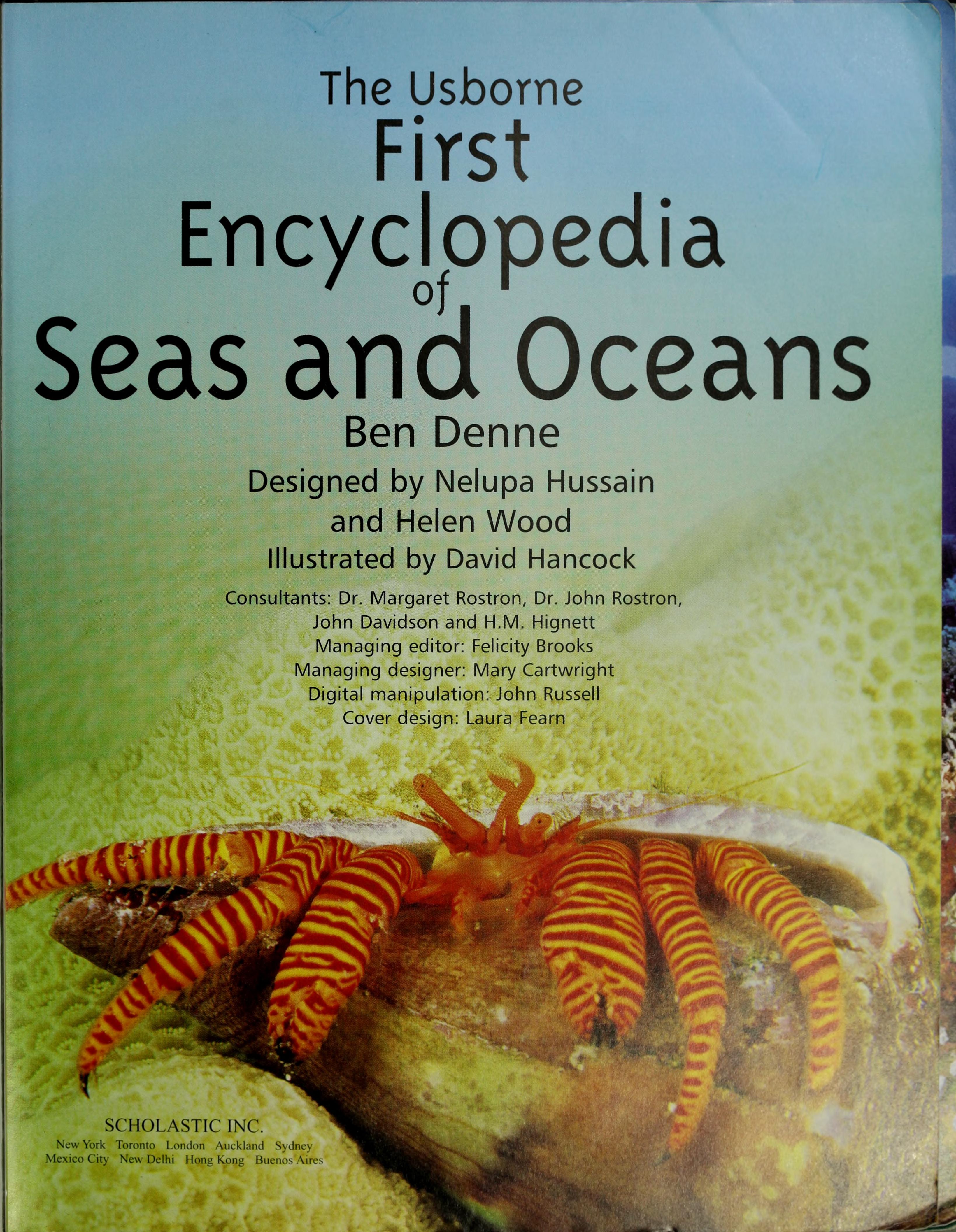 The Usborne first encyclopedia of seas and oceans