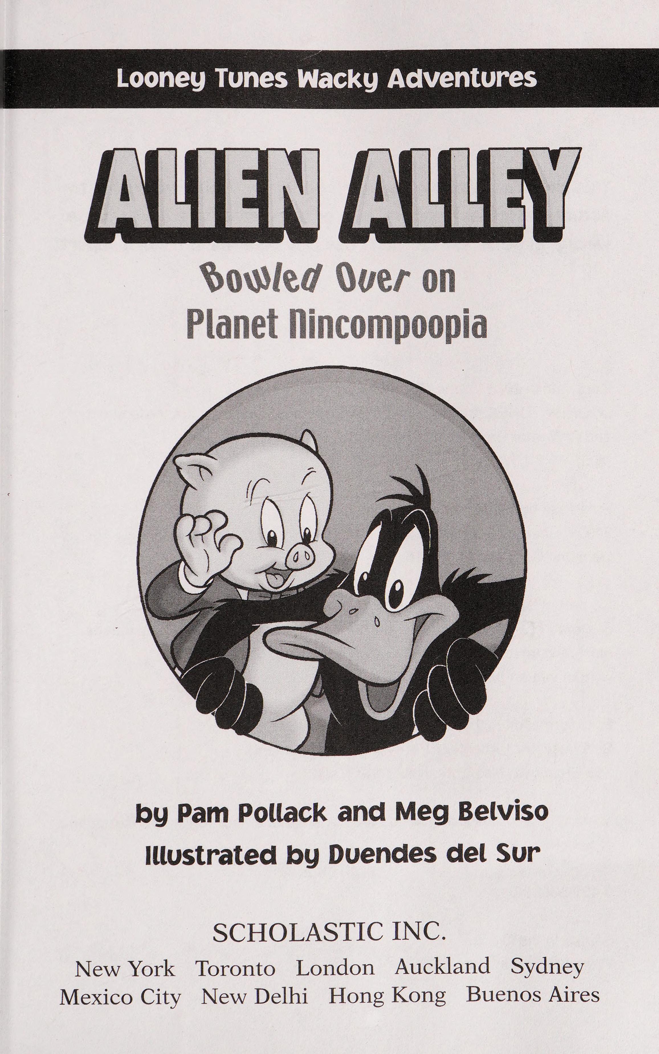 Porky and Daffy in ALIEN ALLEY