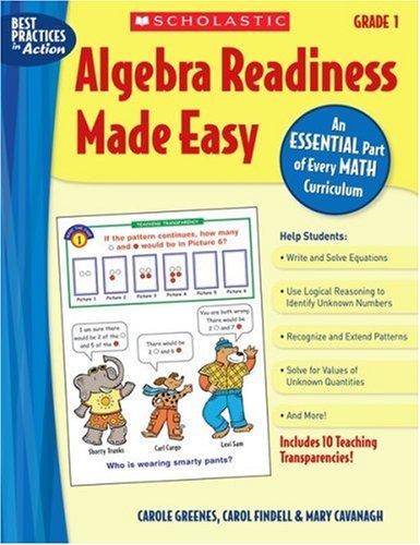 Algebra Readiness Made Easy Grade 1