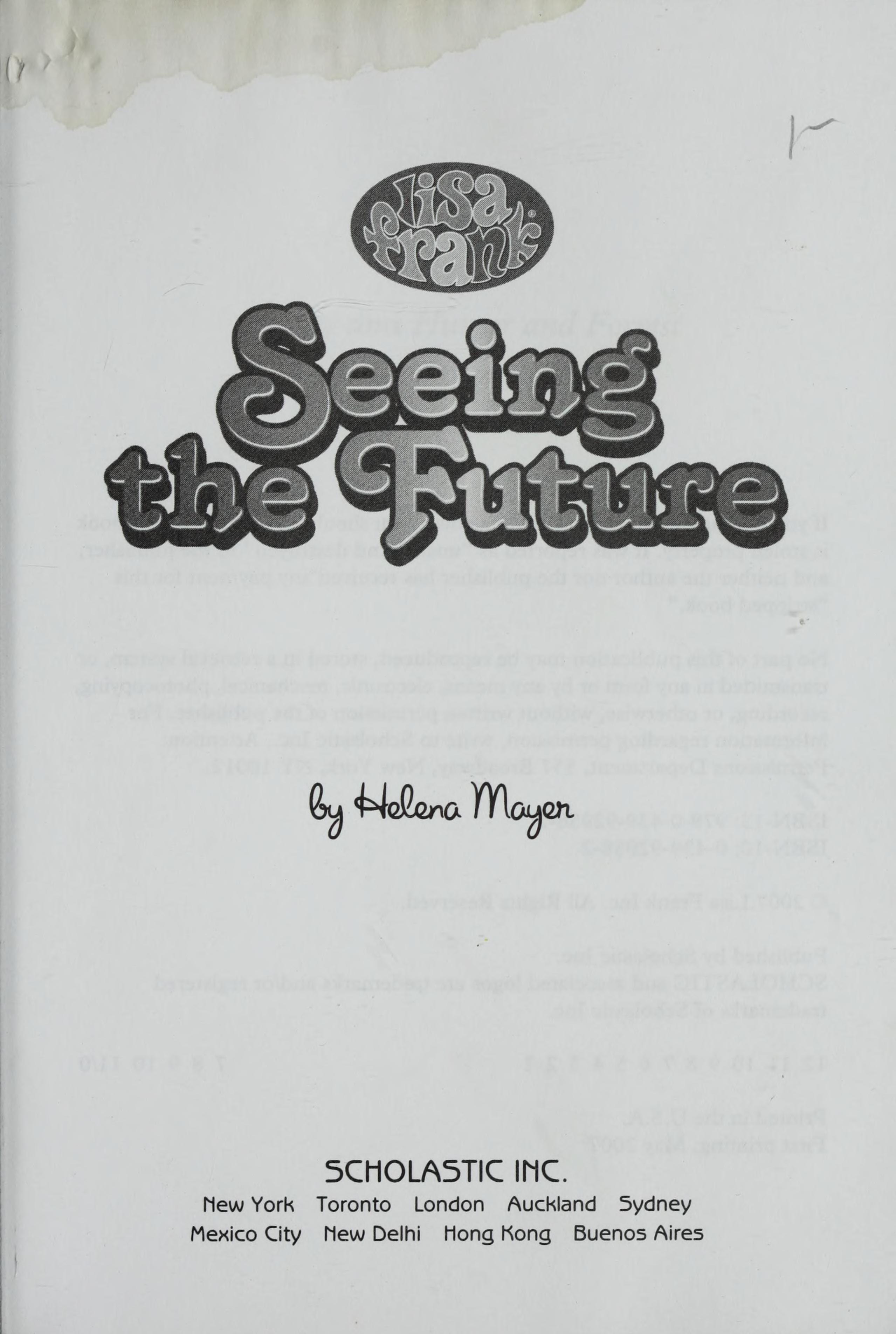 Seeing The Future
