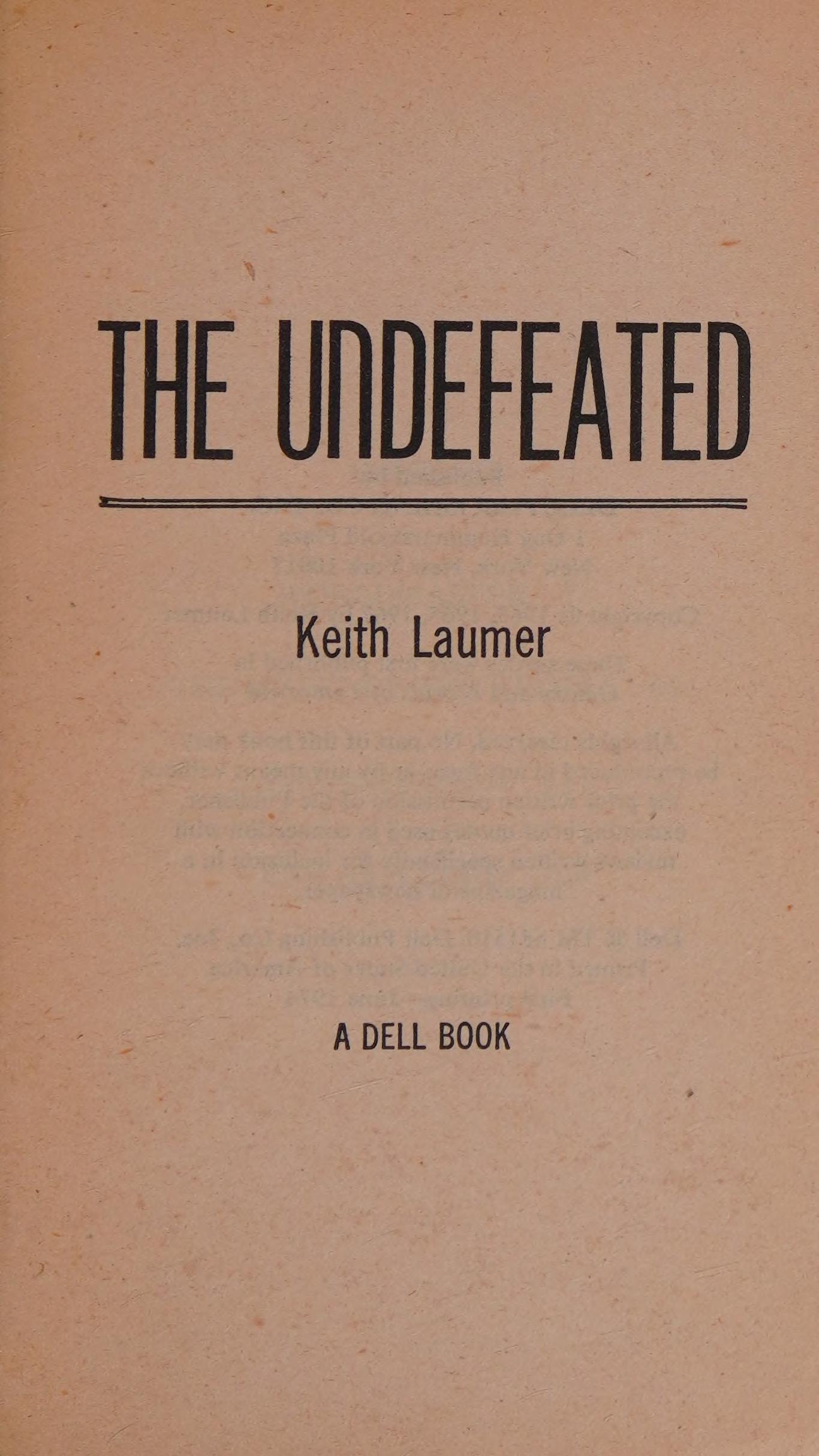 The Undefeated