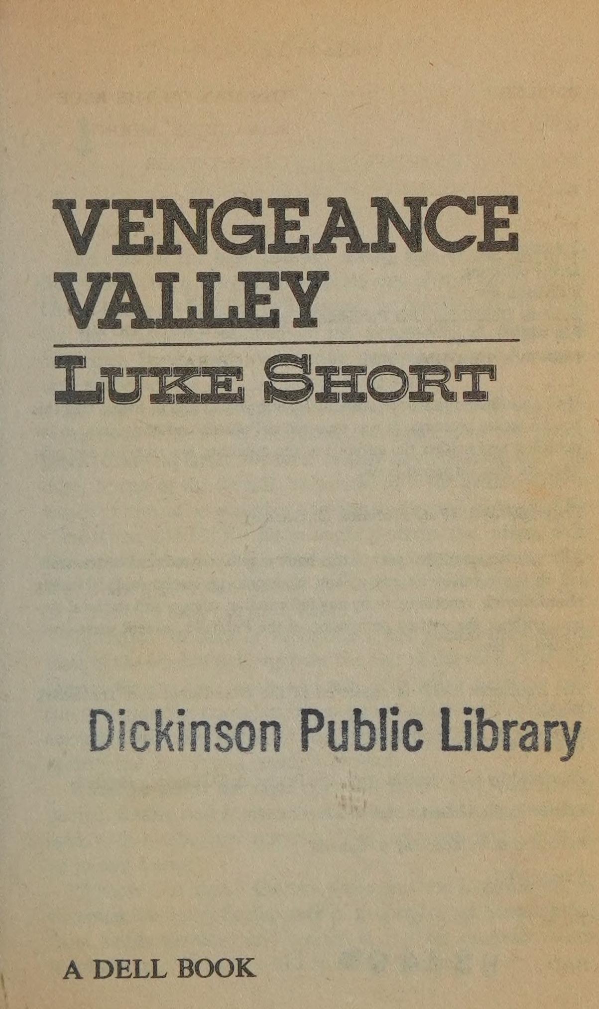 Vengeance Valley