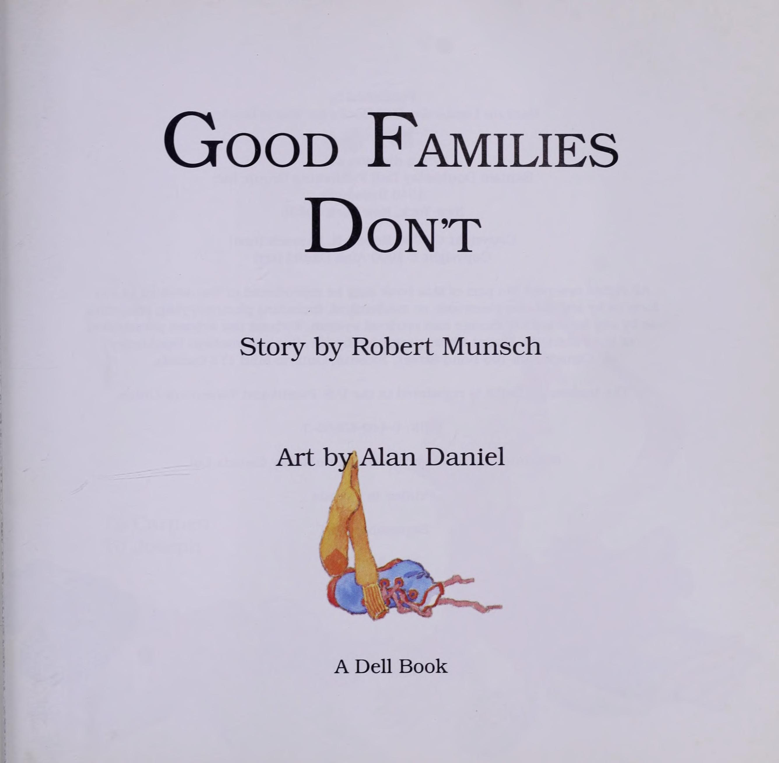 Good Families Don't