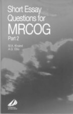 Short Essay Questions For Mrcog Part 2