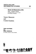 Vector Measures and Control Systems