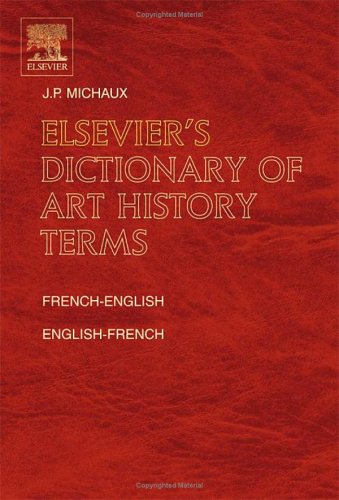 Elsevier'S Dictionary Of Art History Terms