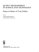 Output Measurement in Science and Technology