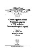 Clinical Applications Of Computer Analysis Of Eeg & Other Neurophysiological Signals Volume 2 Handbook Of Electroencephalography & Clinical Neurophysiology Revised Series