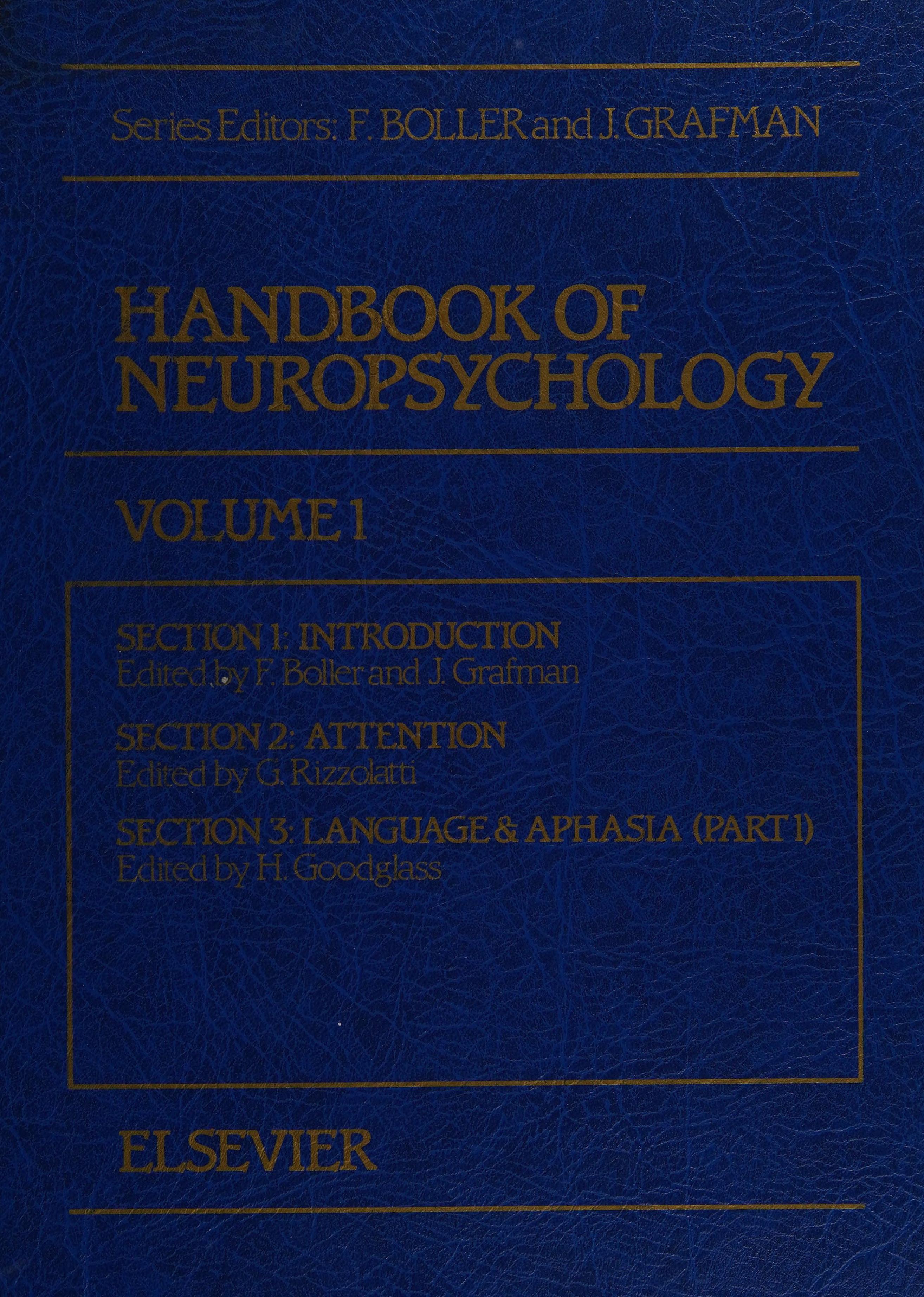 Handbook of Neuropsychology