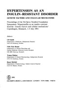 Hypertension as an Insulin-Resistant Disorder