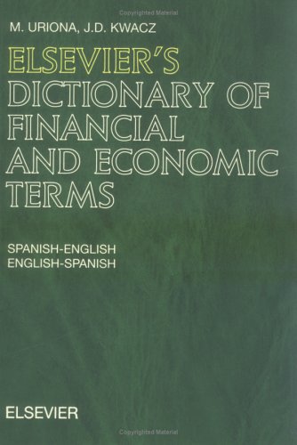 Elsevier's Dictionary Of Financial And Economic Terms