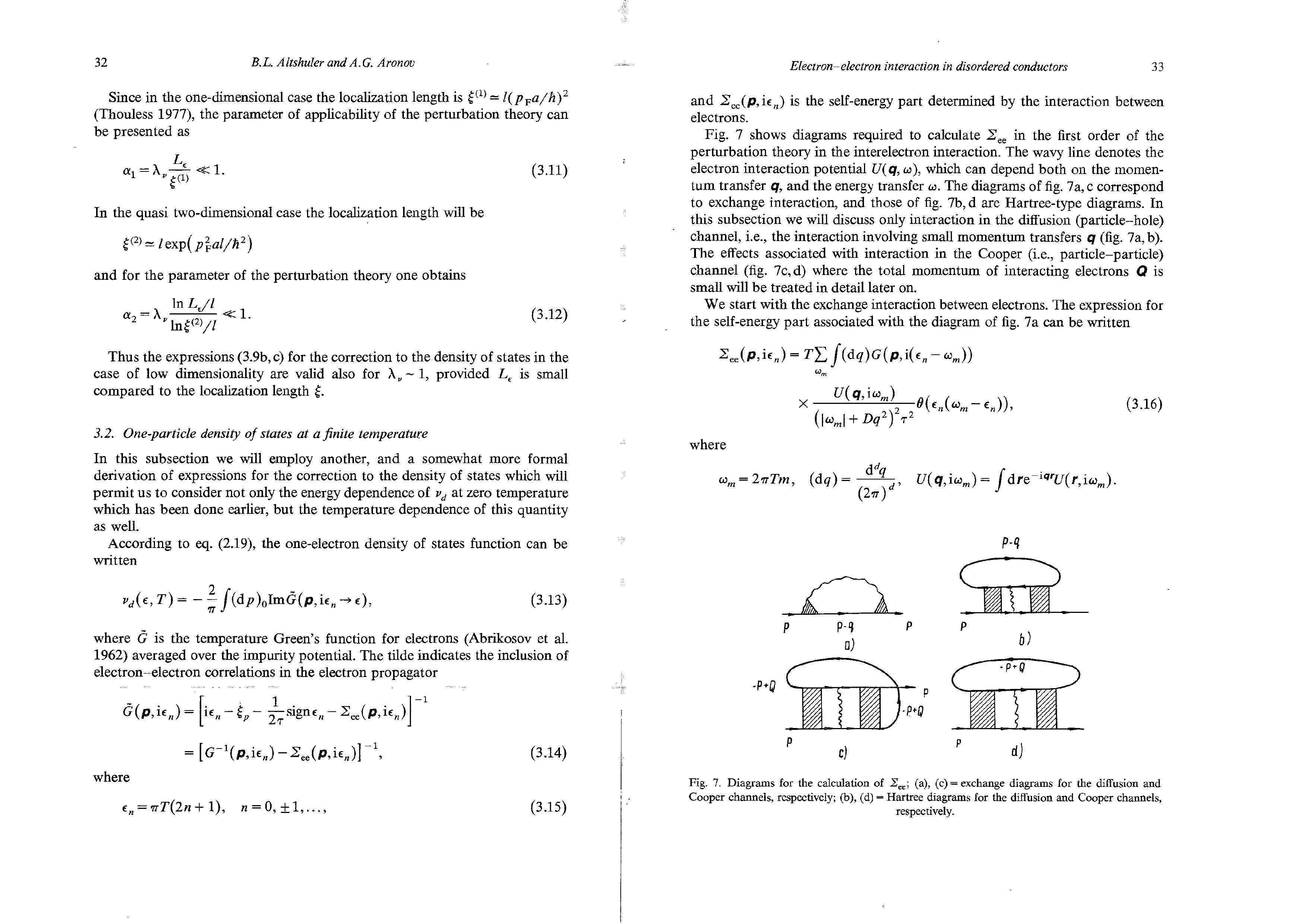 Electron-Electron Interactions in Disordered Systems