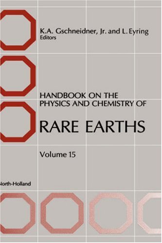 Handbook On The Physics And Chemistry Of Rare Earths