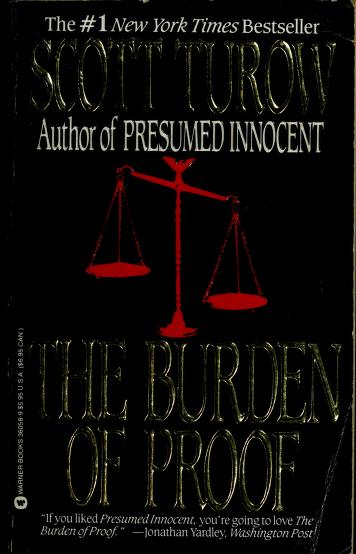 The burden of proof