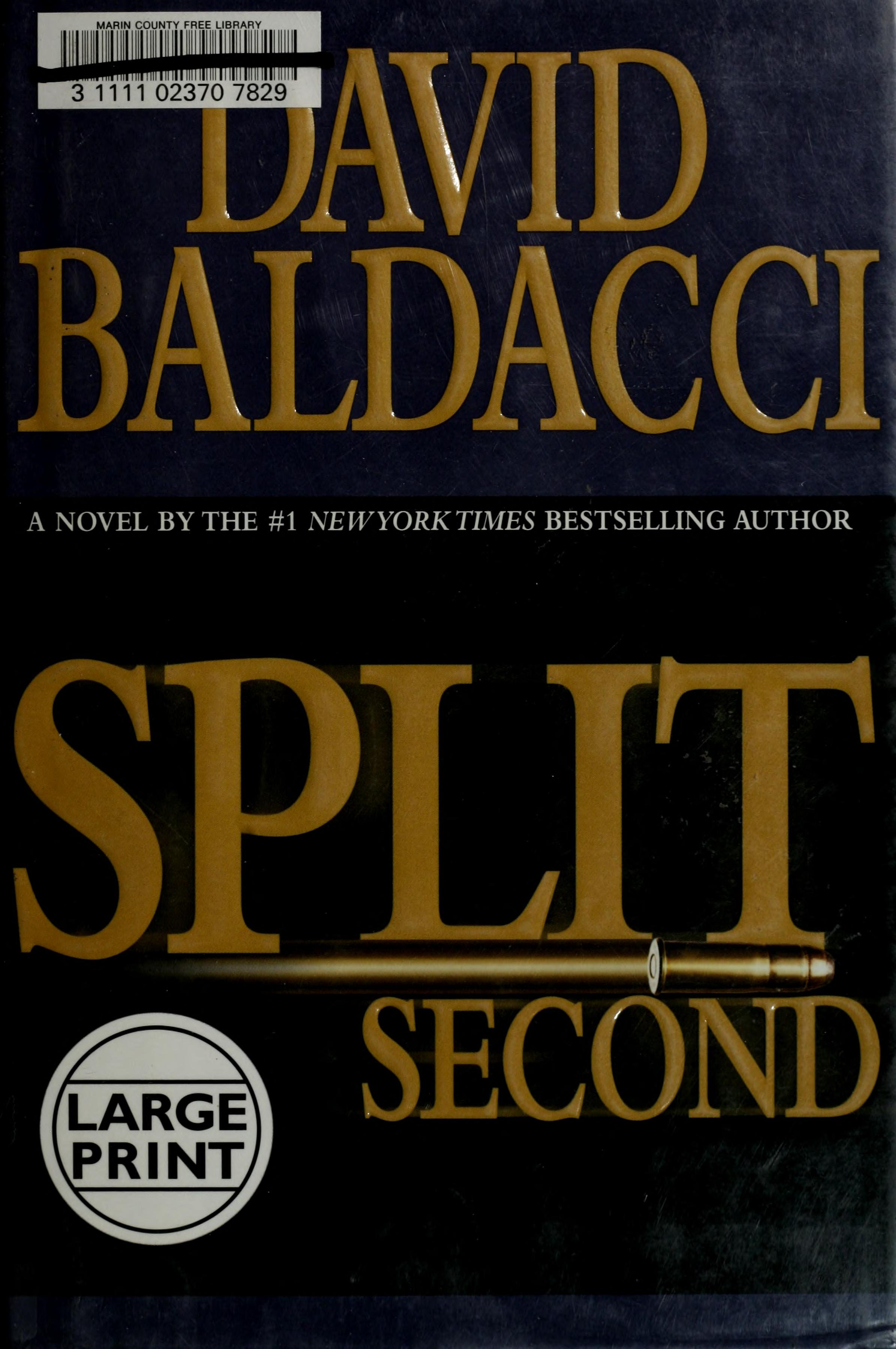 Split Second by David Baldacci, ISBN 9780446533126
