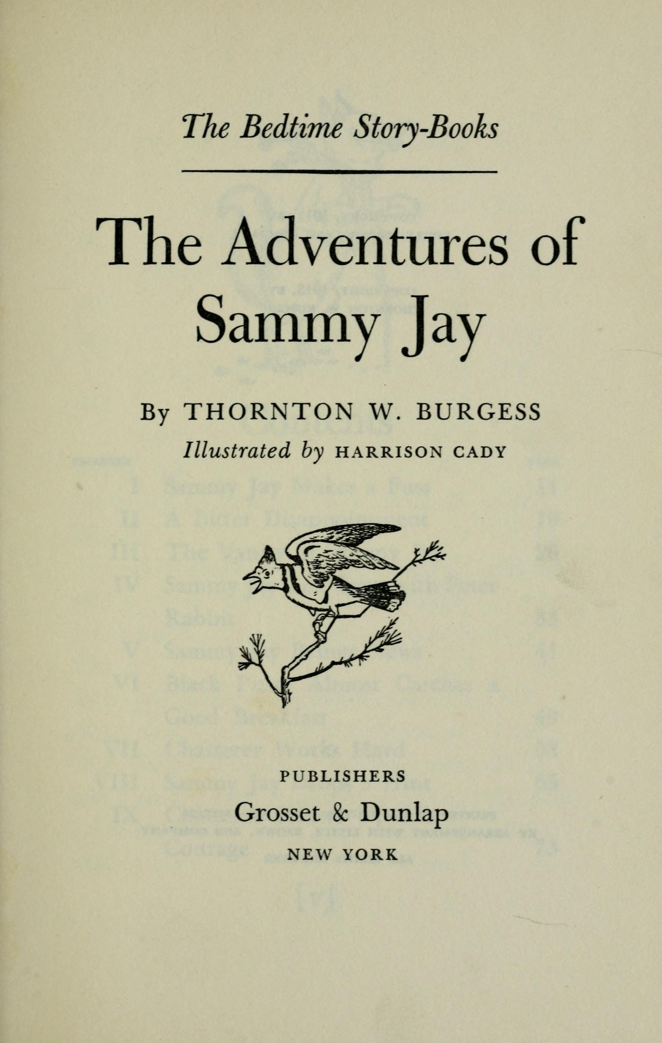 The Adventures of Sammy Jay