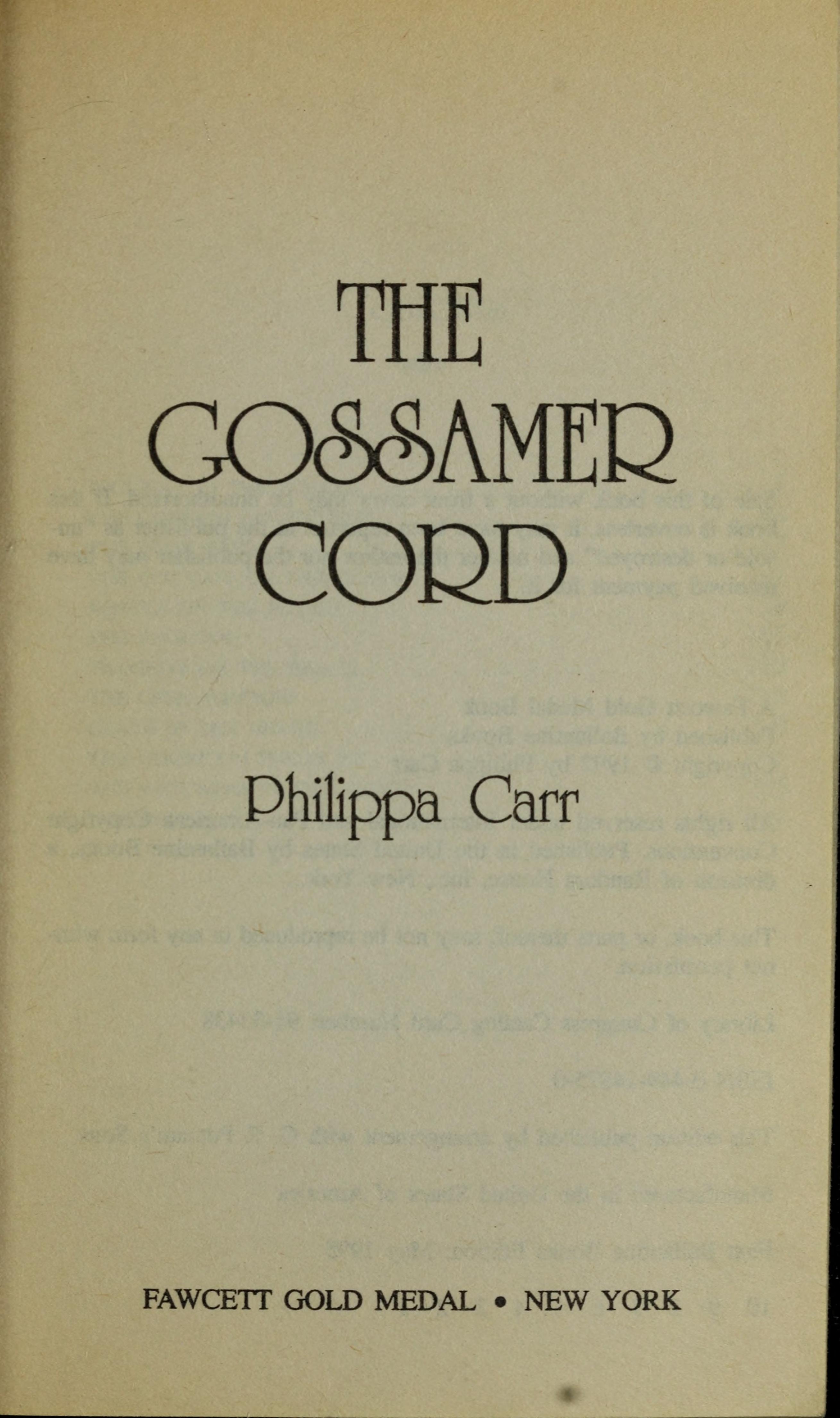 Gossamer Cord