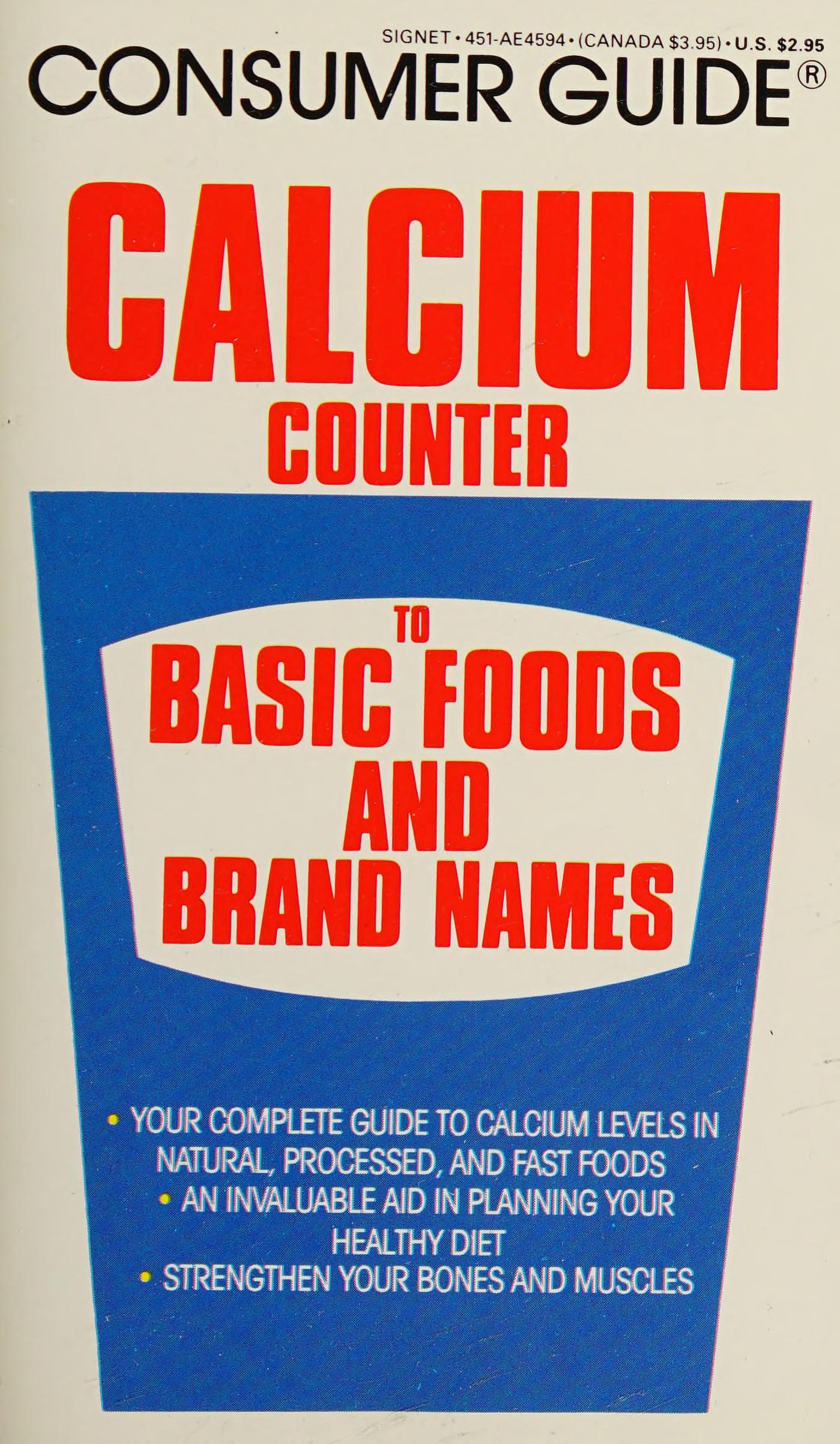 Consumer Guide Calcium C