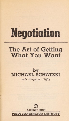 Negotiation