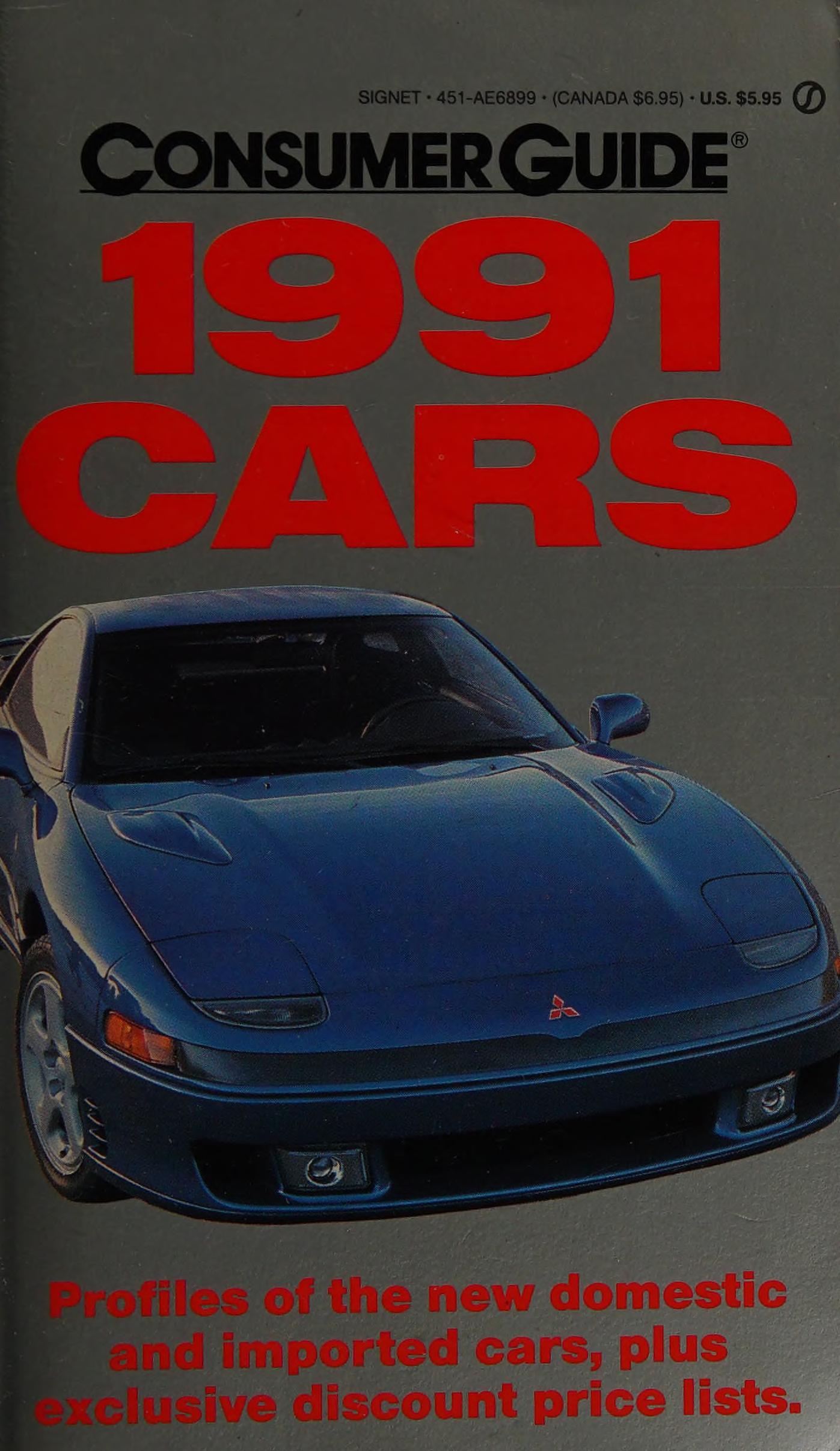 Cars Consumer Guide 1991