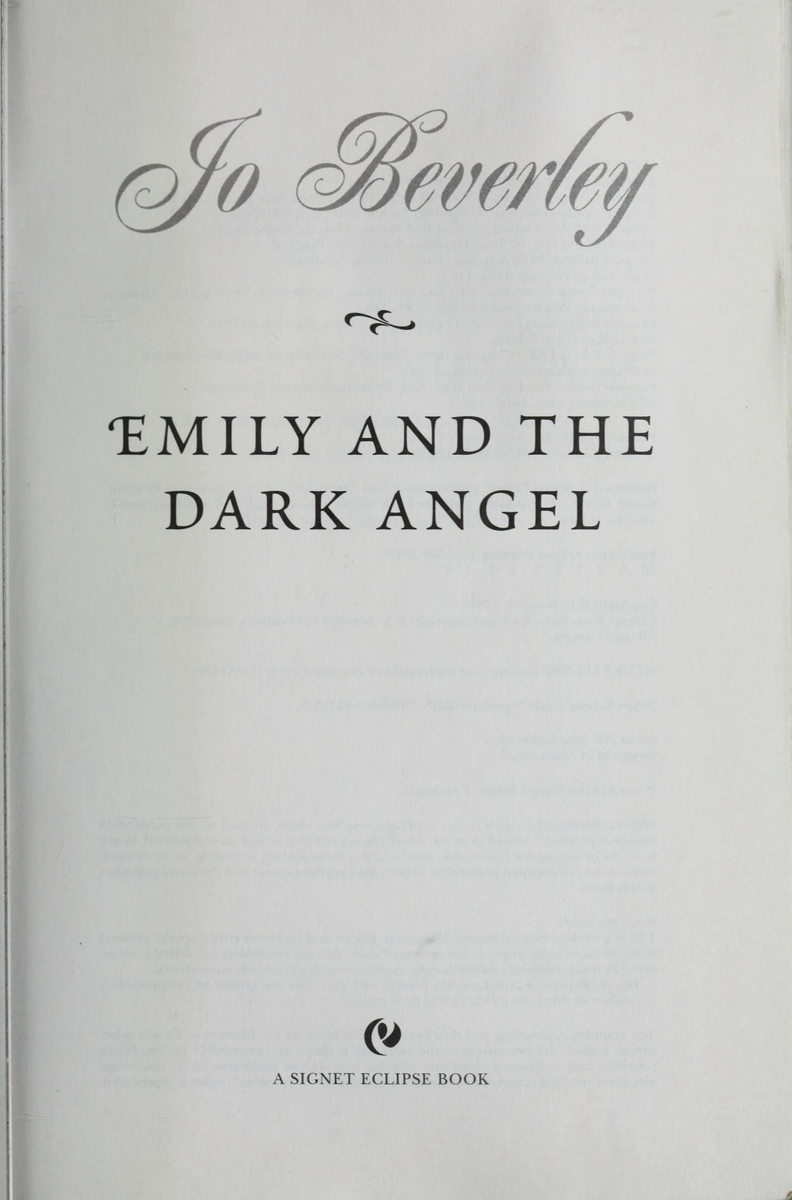 Emily and the Dark Angel