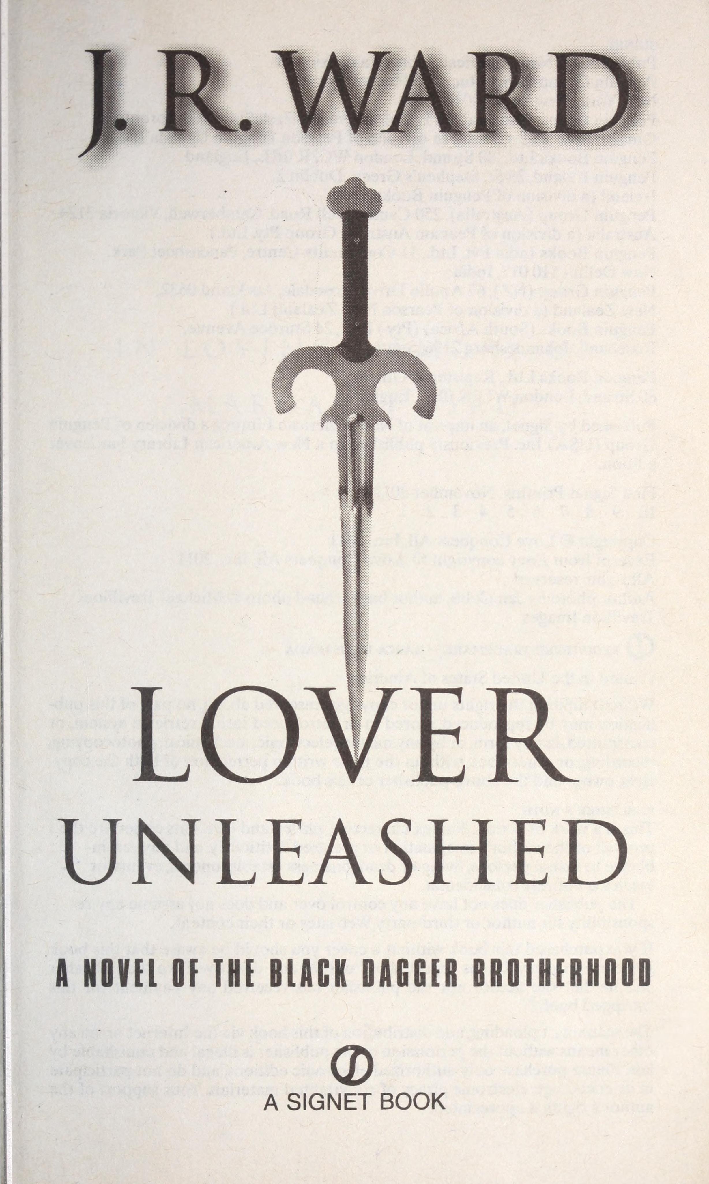 Lover Unleashed by J. R. Ward, ISBN 9780451235114