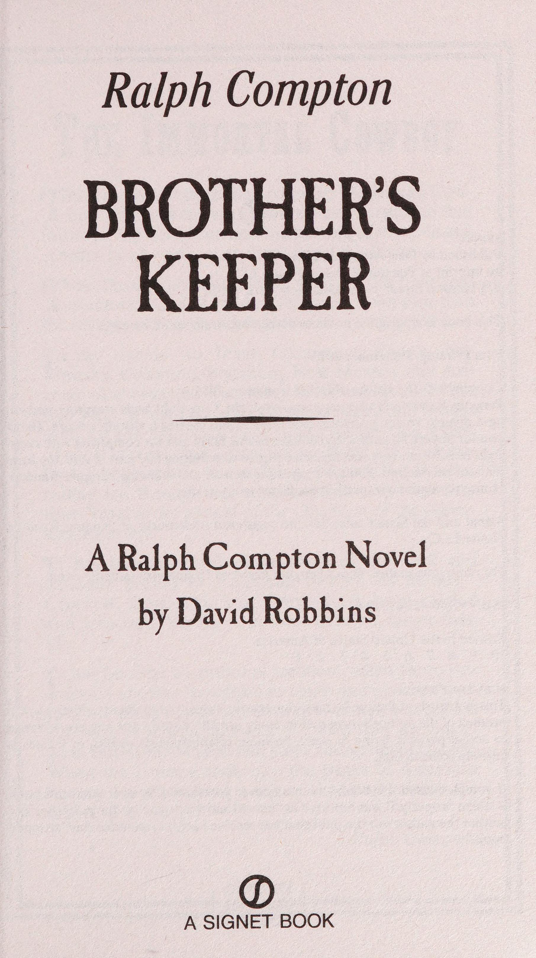Ralph Compton Brother's Keeper