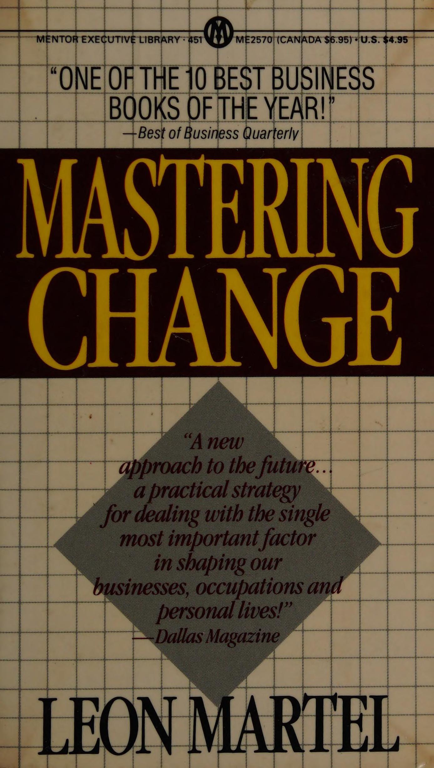 Mastering Change