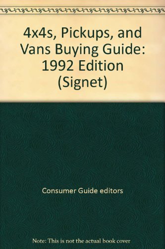 4x4s, Pickups, And Vans Buying Guide