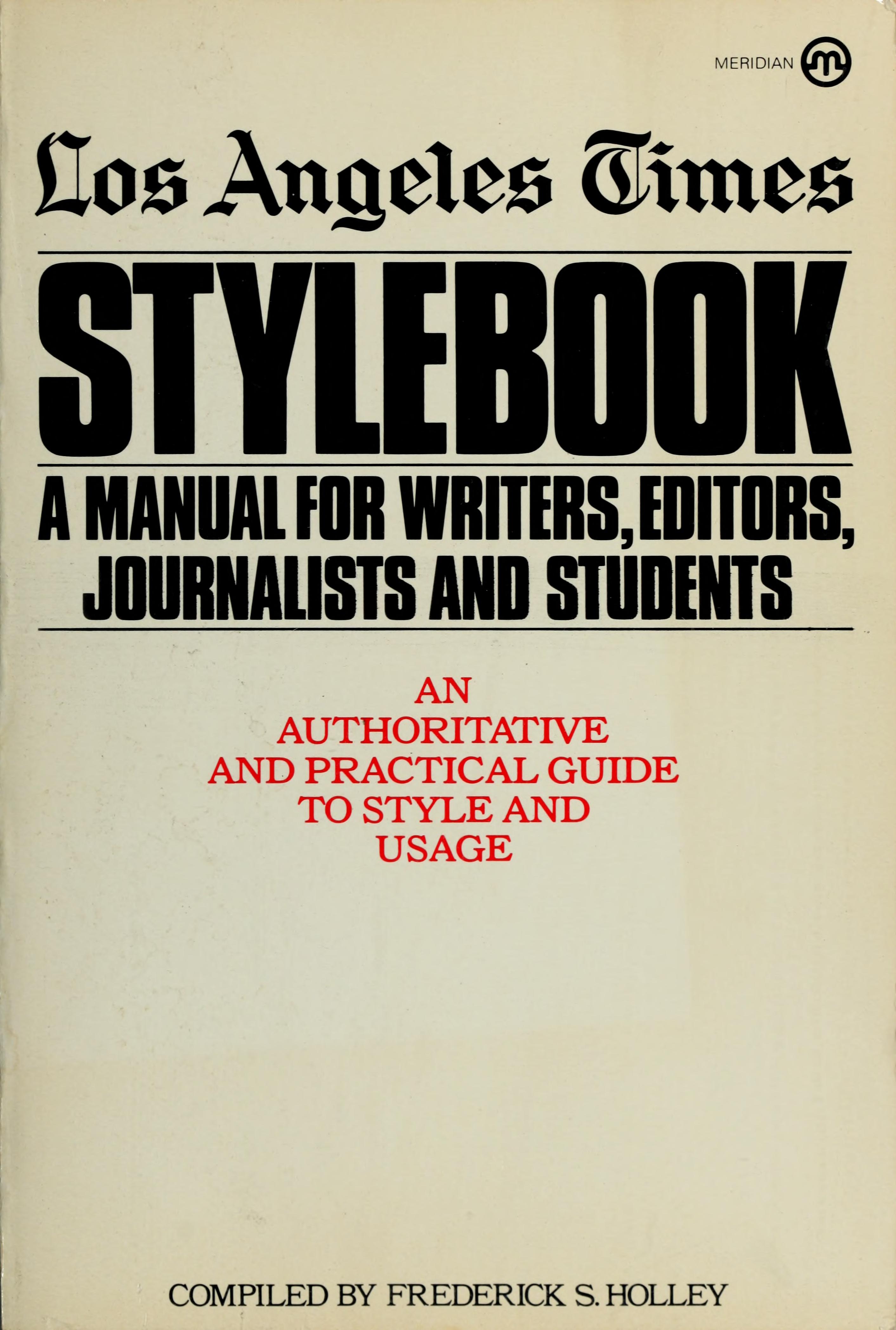 L.A. Times Stylebook