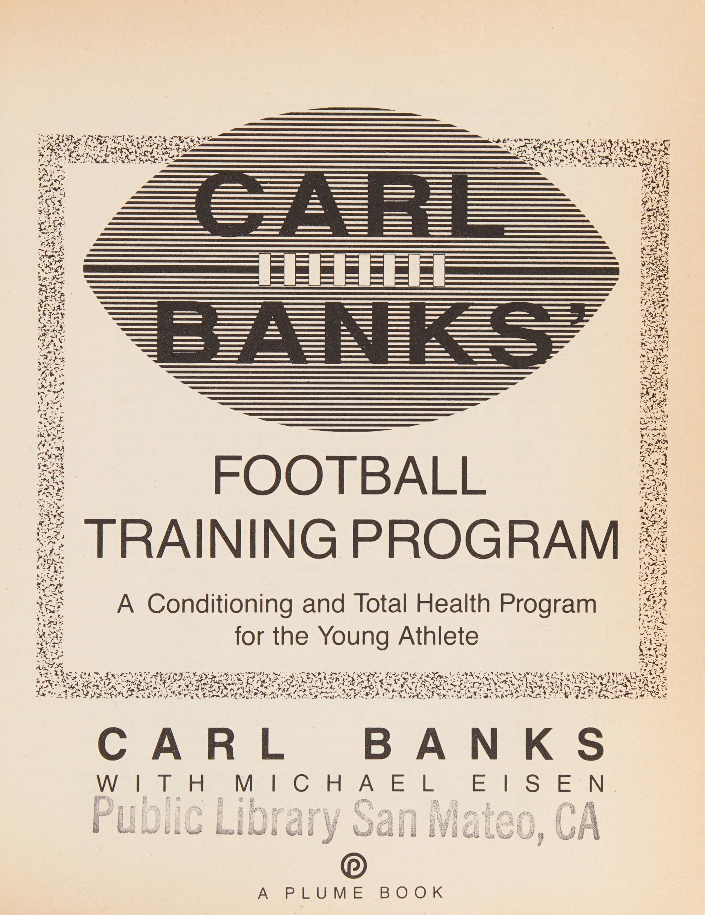 Carl Banks' Football Training Program