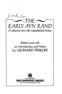 The Early Ayn Rand