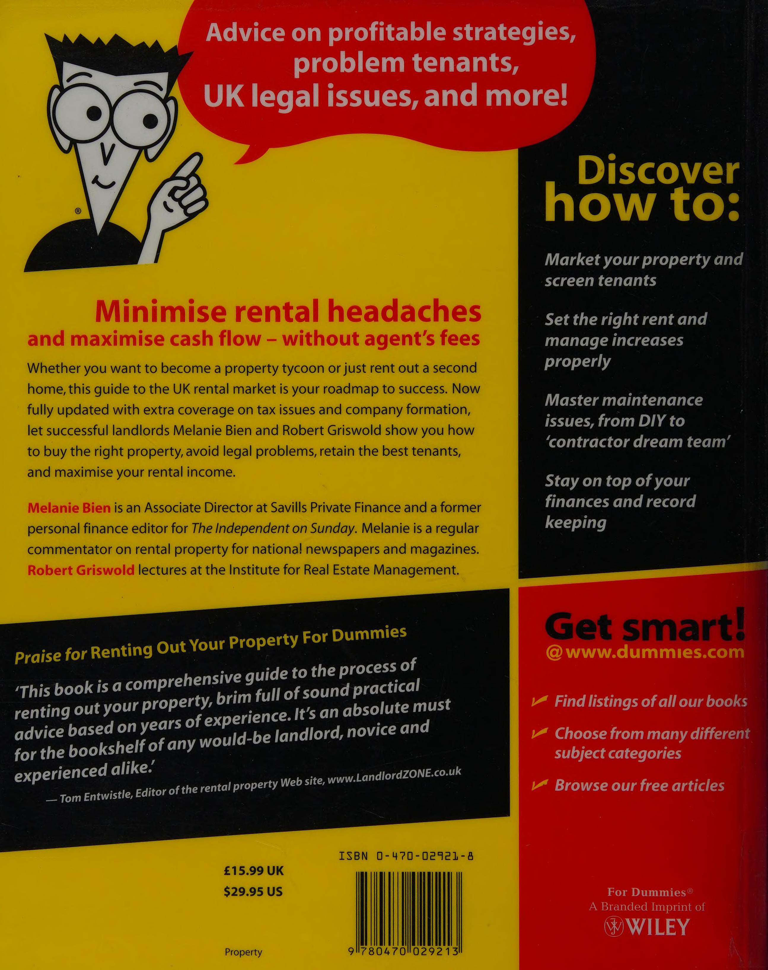 Renting out your property for dummies